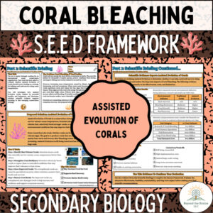CER Practice: Climate Change Coral Bleaching — Coral Evolution