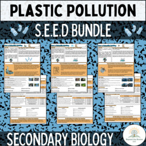 CER Practice: Climate Change Plastic Pollution Bundle (Biology)