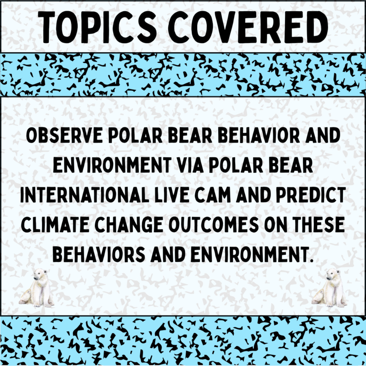 FREE Climate Change Engage Activity: Polar Bear Observation (NGSS HS Biology) - preview page 2